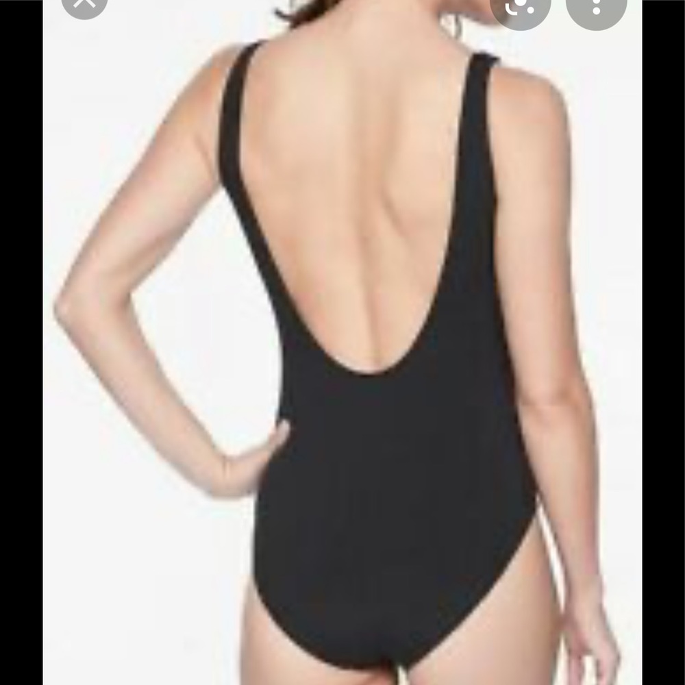 Athleta Rib Scoop One Piece Swimsuit Size Large